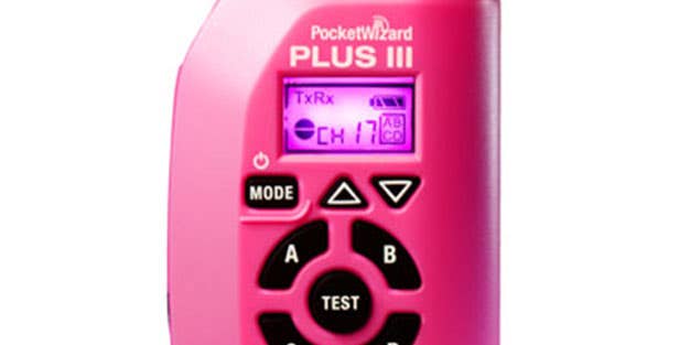 Limited Edition Pink PocketWizard Plus III Transceivers Help Raise Money For Breast Cancer Limited Edition Pink PocketWizard Plus III Transceivers Help Raise Money For Breast Cancer