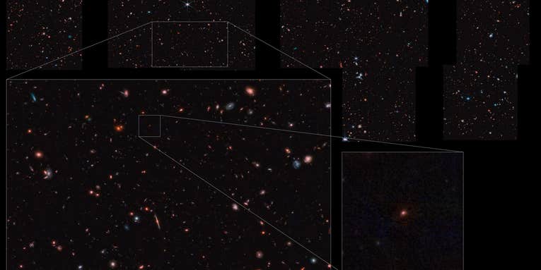 Webb photographs what may be the universe’s oldest galaxy