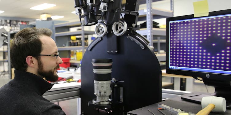 The Lens Calibration Machine at LensRentals HQ Is Amazing The Lens Calibration Machine at LensRentals HQ Is Amazing