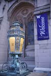 Lampost at UW.