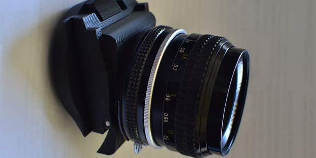 3D Printer Makes Macro Tilt Shift Lens Adapter On The Cheap 3D Printer Makes Macro Tilt Shift Lens Adapter On The Cheap