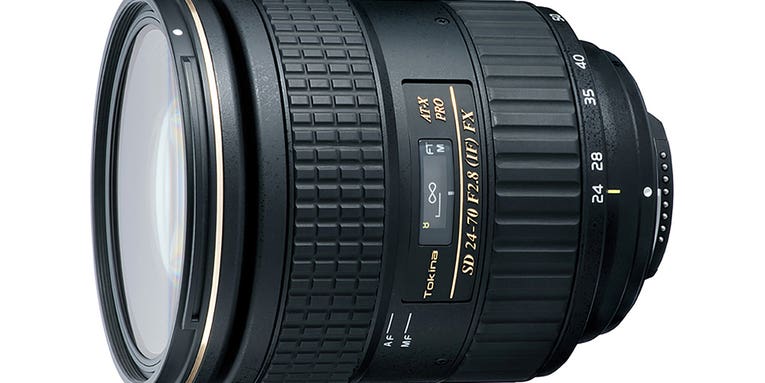 New Gear: Tokina’s 24-70mm F/2.8 Full-Frame Zoom Lens Is Coming in August for $999 New Gear: Tokina’s 24-70mm F/2.8 Full-Frame Zoom Lens Is Coming in August for $999